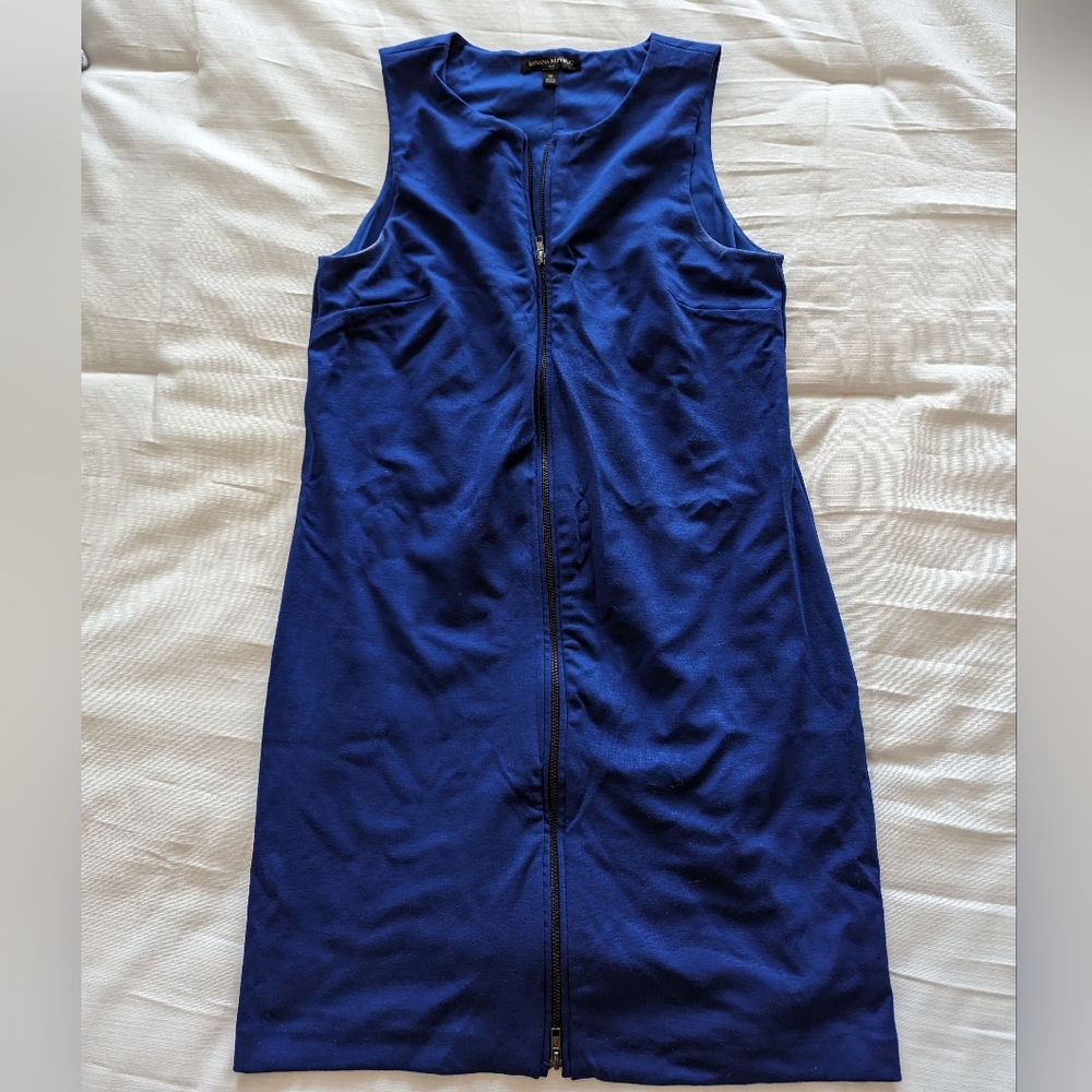 Banana Republic front zip dress